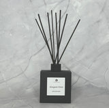 EVERGREEN FOREST REED DIFFUSER MATTE BLACK SQUARE BOTTLE